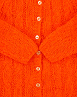 Vintage 1960s Filor Mohair &amp; Wool Bloend Chunky Knit Cardigan - M