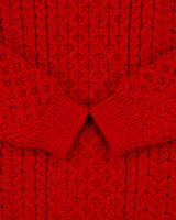 Vintage Islander Made In Ireland Cable Knit Wool Jumper - XL