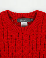 Vintage Islander Made In Ireland Cable Knit Wool Jumper - XL