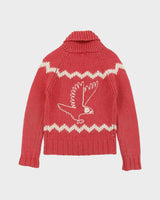 Vintage Y2K 00s Levi's Red Tab Wool Chunky Knit Zip-up Jumper - S