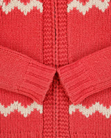 Vintage Y2K 00s Levi's Red Tab Wool Chunky Knit Zip-up Jumper - S