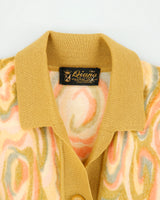 Vintage 1970s Diana De Luxe Women's Angora Lambswool Collared Cardigan - M