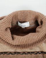 Vintage 1990s Eaton Petites Lambswool Roll Neck Oversized Jumper - M