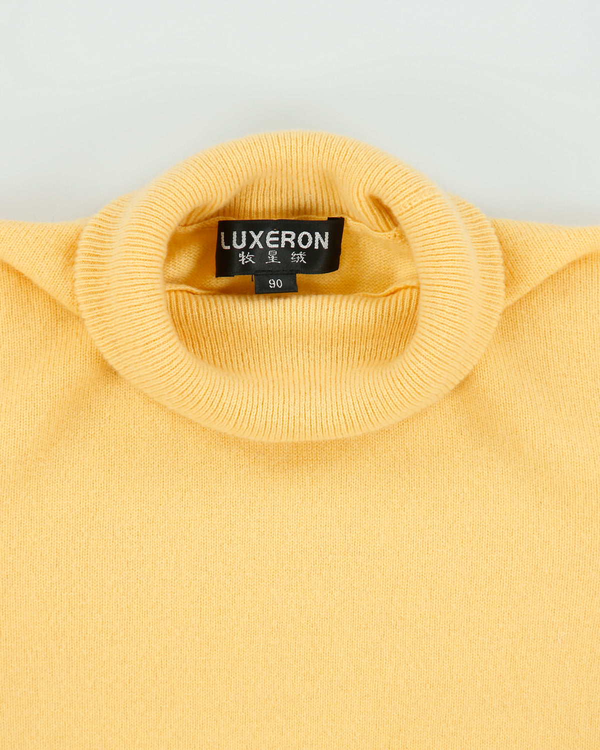 Vintage Luxeron Camshere Knit Roll Neck Jumper - S