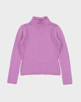 Vintage Y2K 00s Thomo Wool &amp; Cashmere Knit Blend High Neck Jumper - M