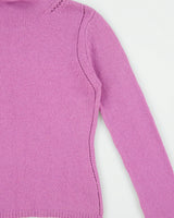 Vintage Y2K 00s Thomo Wool &amp; Cashmere Knit Blend High Neck Jumper - M