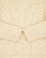 Vintage 1990s Armani Exchange High Neck Wool Chunky Knit Jumper - M