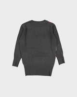 Vintage Y2K 00s Majora Deep V-neck 3/4 Length Sleeve Jumper - M