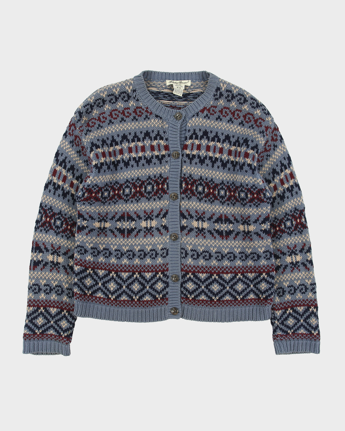 Vintage 2000s Eddie Bauer Chunky Knit Cardigan - M