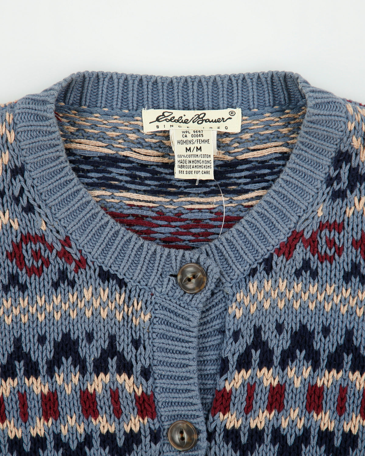 Vintage 2000s Eddie Bauer Chunky Knit Cardigan - M