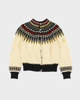 Vintage 1960s William Schmidt Company Nordic Wool Fair Isle Cardigan - S