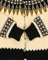 Vintage 1960s William Schmidt Company Nordic Wool Fair Isle Cardigan - S