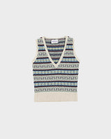 Vintage Brora Scottish Cashmere V-neck Knit Vest - XS