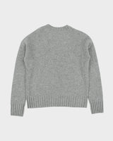 DSWT Jason Wu Women's Marl Grey Cashmere V-Neck Rib Knit Jumper - S