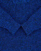 Vintage 1990s Woolwich The Woman Chunky Wool Knit Shawl Neck Jumper - XL