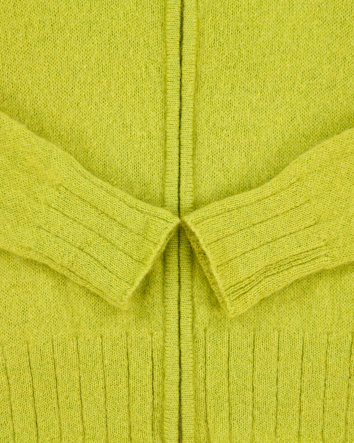 Vintage 1990s Esprit Mohair Blend Zip-Up Knitted cardigan - M