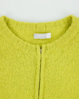 Vintage 1990s Esprit Mohair Blend Zip-Up Knitted cardigan - M