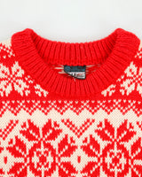 Vintage 1980s Dale Of Norway Icelandic Chunky Wool Knit Jumper - S