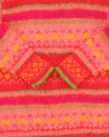 Vintage 1990s Benetton Mohair Fuzzy Fair Isle Knit Jumper - L