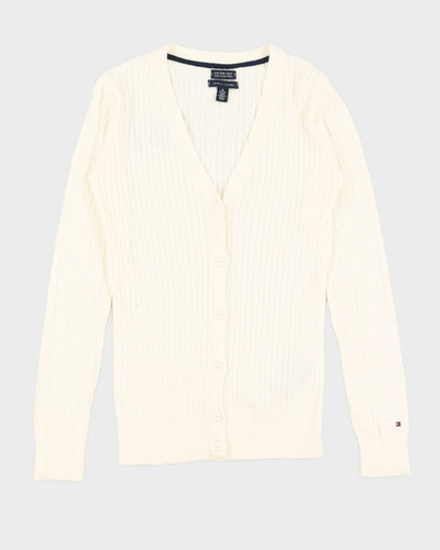 Cream Tommy Hilfiger Cardigan - XS