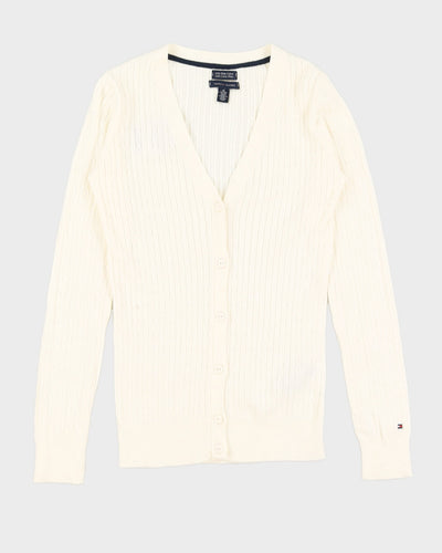 Cream Tommy Hilfiger Cardigan - XS