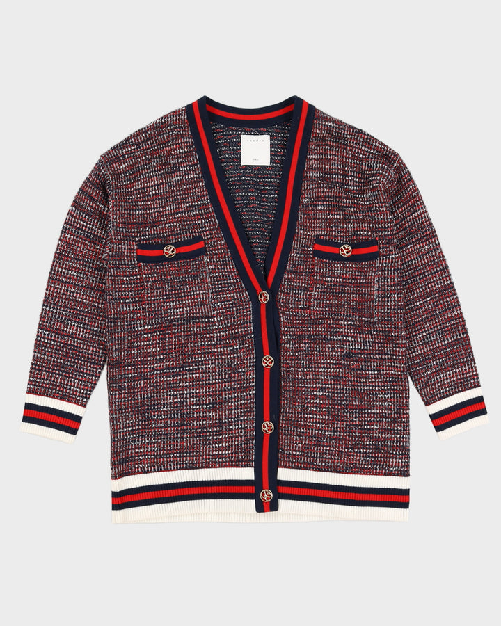 Sandro Paris Slouchy Knit Cardigan - L