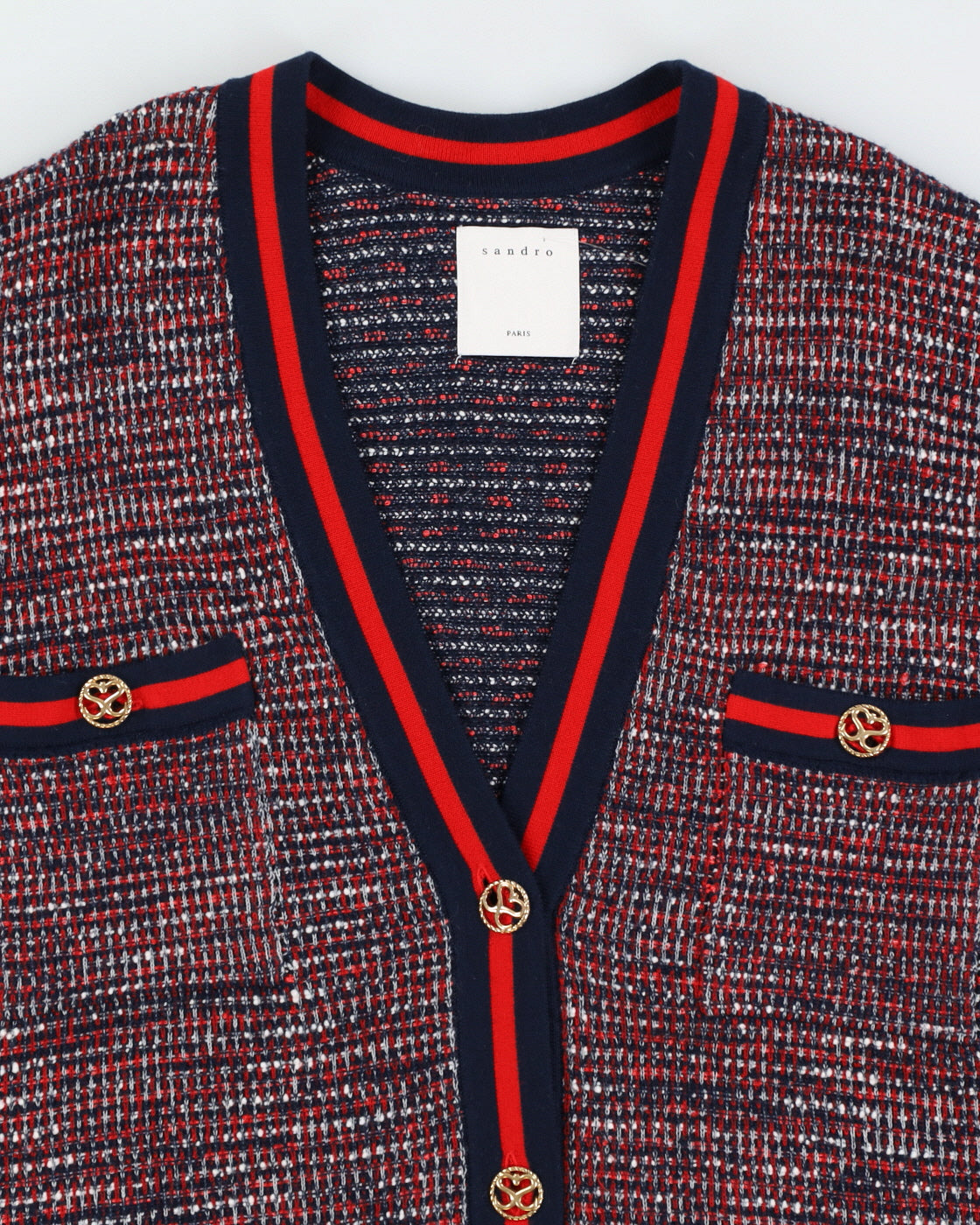 Sandro Paris Slouchy Knit Cardigan - L