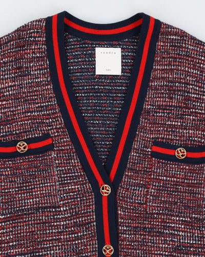 Sandro Paris Slouchy Knit Cardigan - L