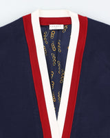 Sandro Navy Blue Knitted Cardigan - M