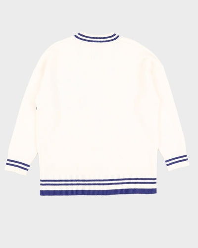 Sandro Cream Knitted Cardigan - L