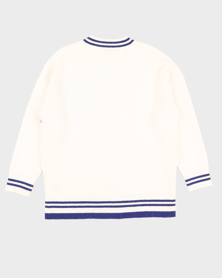 Sandro Cream Knitted Cardigan - L