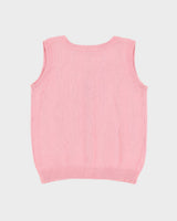 Vintage 90s Sportsgirl Pink Knit Vest - M