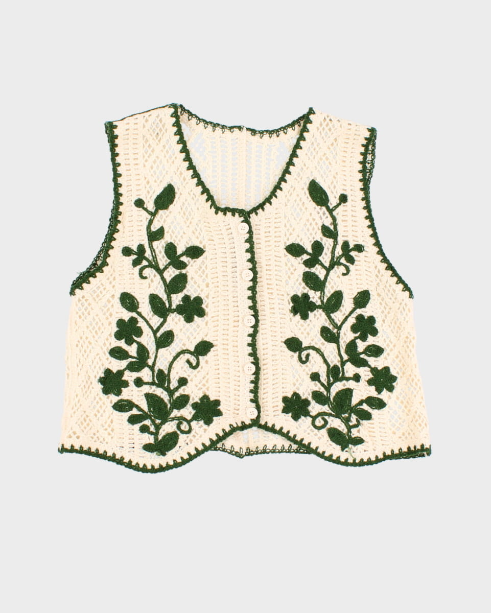 Handmade Knit Waistcoat - S