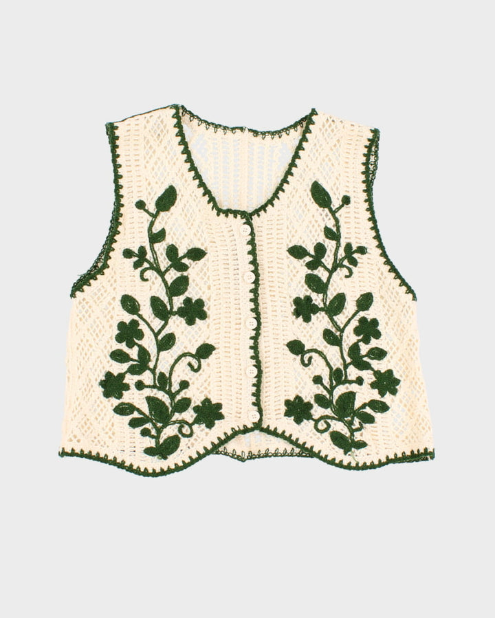 Handmade Knit Waistcoat - S