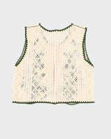 Handmade Knit Waistcoat - S