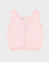 Vintage Maggie By Jana Pink Knit Vest - S