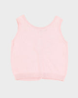 Vintage Maggie By Jana Pink Knit Vest - S