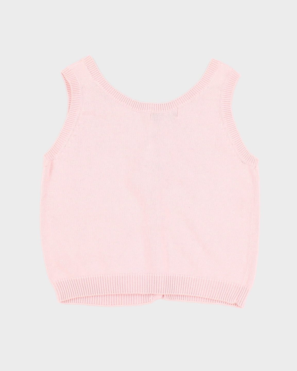 Vintage Maggie By Jana Pink Knit Vest - S