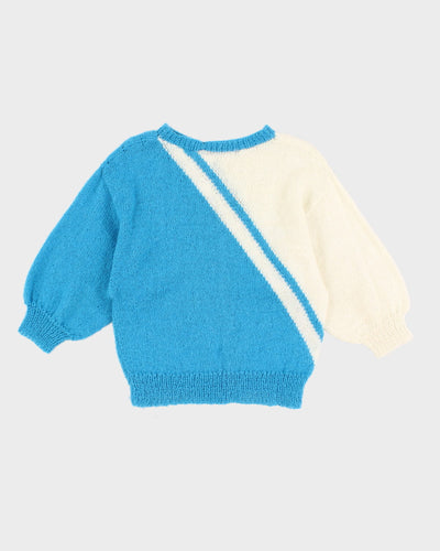 Vintage Two Tone Knit Jumper - S