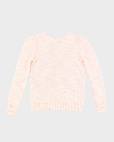 Baby Pink Knit Sweater - S