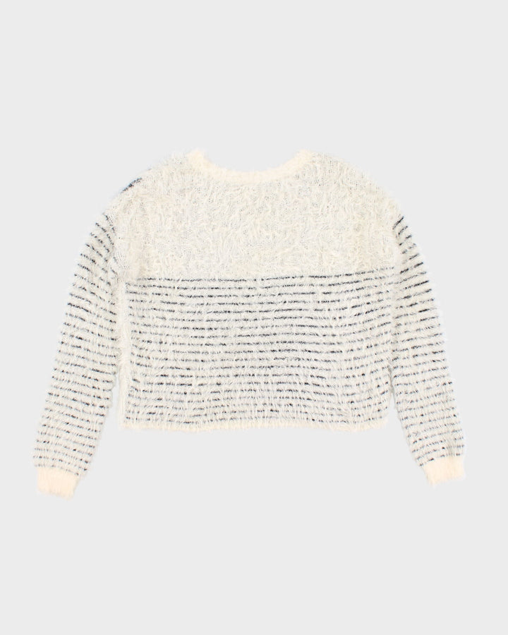 Y2K 00s Guess Fluffy Knit Jumper - M