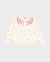 Vintage Nicole Earth Darling Floral Knit Jumper - L