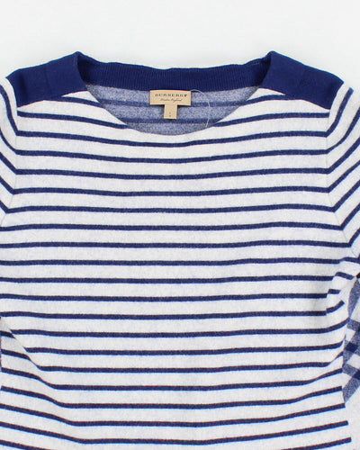 Burberry Wool Knit Stripe Top - L