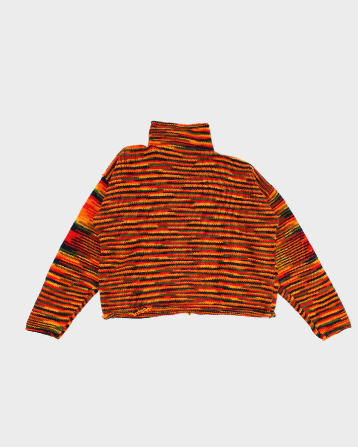 Beautiful Handmade Turtleneck Knit Jumper - XXL