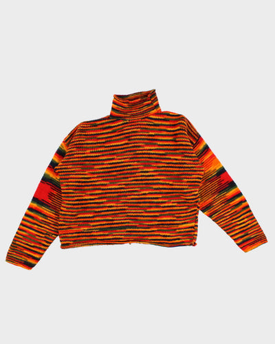 Beautiful Handmade Turtleneck Knit Jumper - XXL
