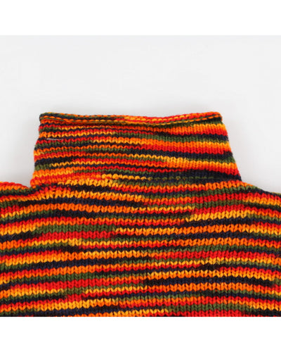 Beautiful Handmade Turtleneck Knit Jumper - XXL