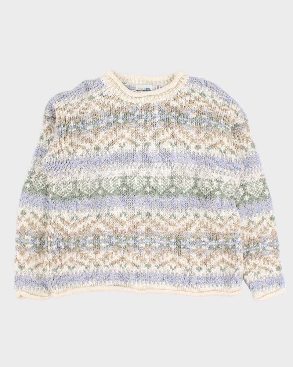 Vintage Chunky Knit Jumper - L