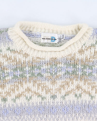 Vintage Chunky Knit Jumper - L
