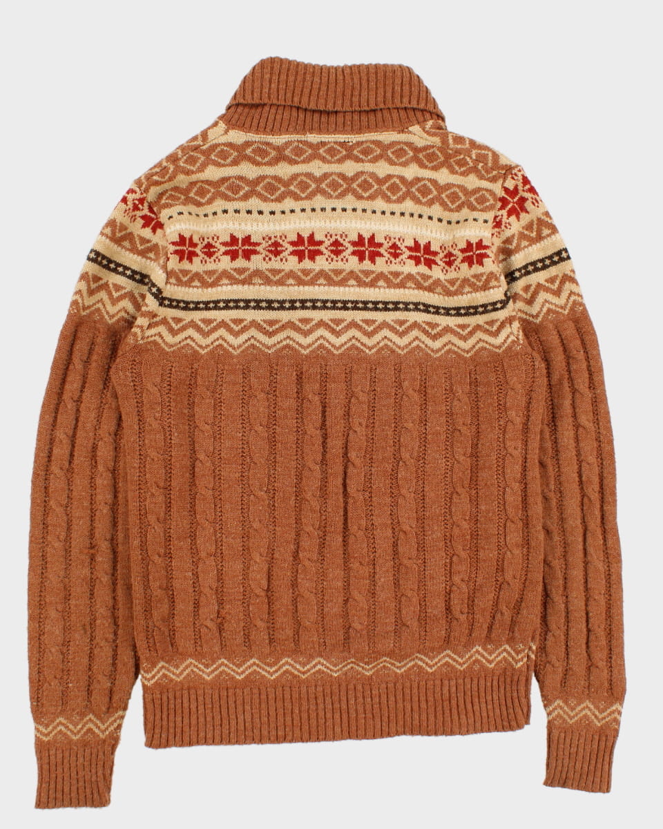 Vintage Classic Chunky Knit Jumper - L