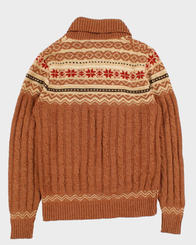 Vintage Classic Chunky Knit Jumper - L